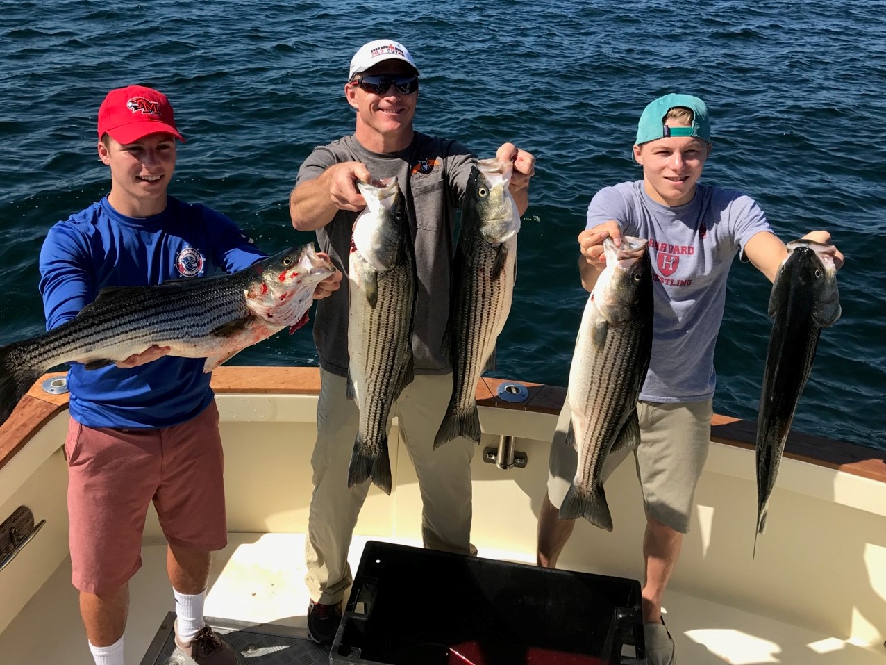 Striped Bass Charter on Tuna Hunter Fishing Charters